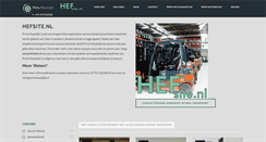 Desktop Screenshot of hefsite.nl